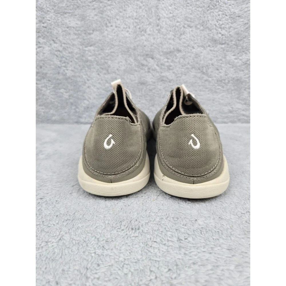 OluKai Moku Pae Men's Size 12 Olive Green Mesh Boat Shoes Sneakers 10472-1020